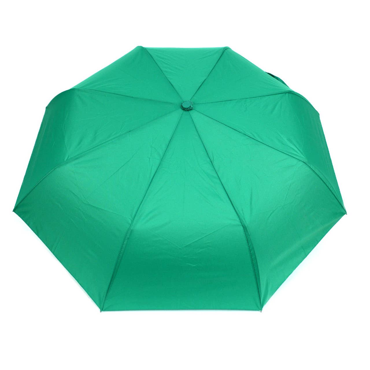 Auto Open Compact Solid Color Travel Umbrella