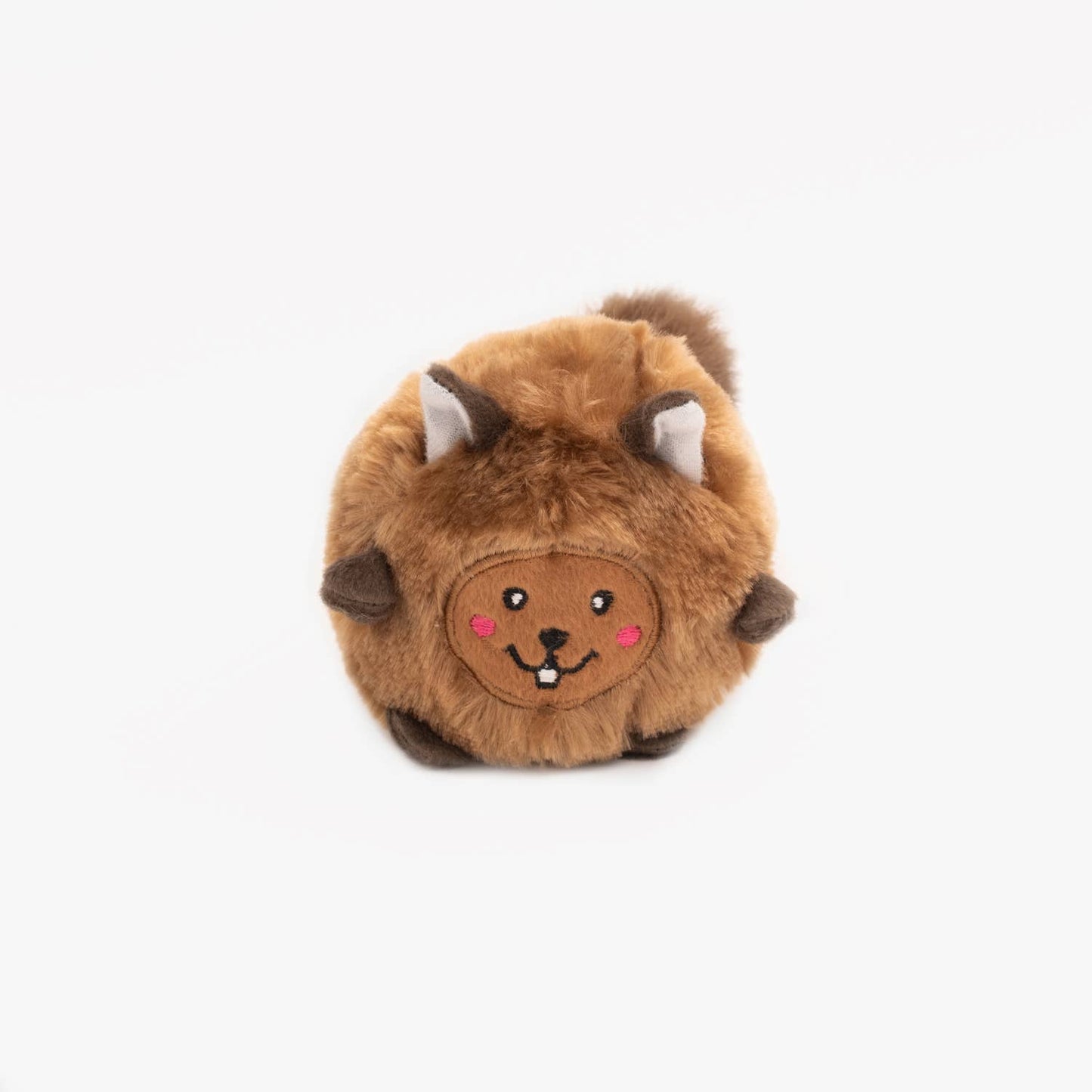 ZippyPaws Bushy Throw Squirrel Dog Toy – Crinkle Tail & Squeaky Plush for Fetch