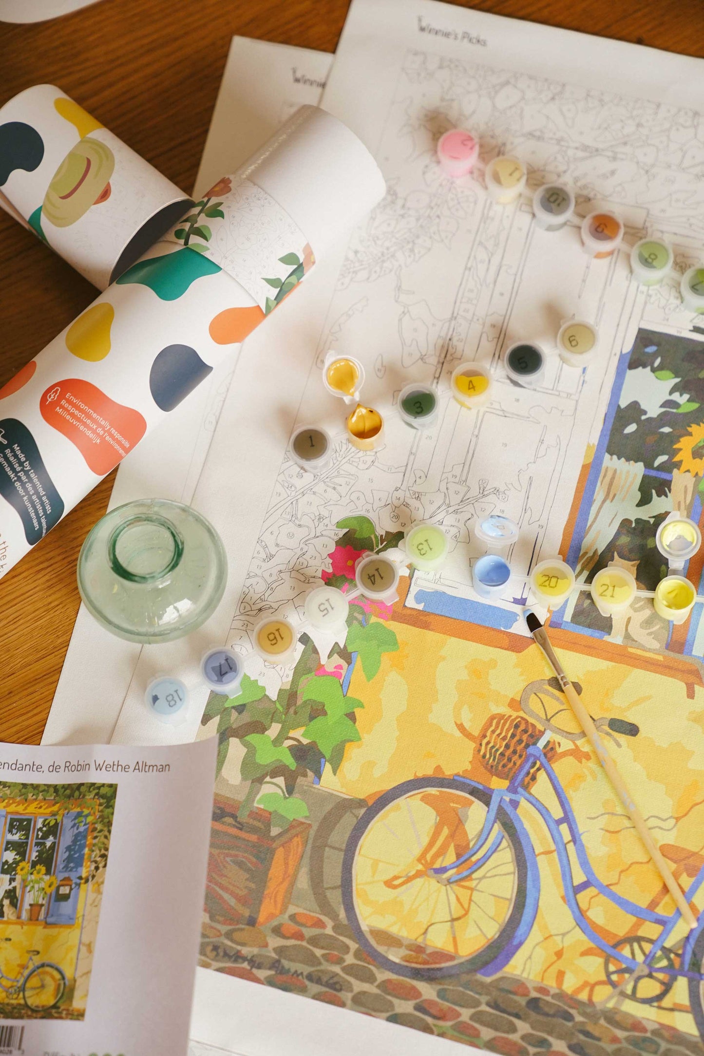 A Woman of Independent Means – Vibrant Paint by Number Kit