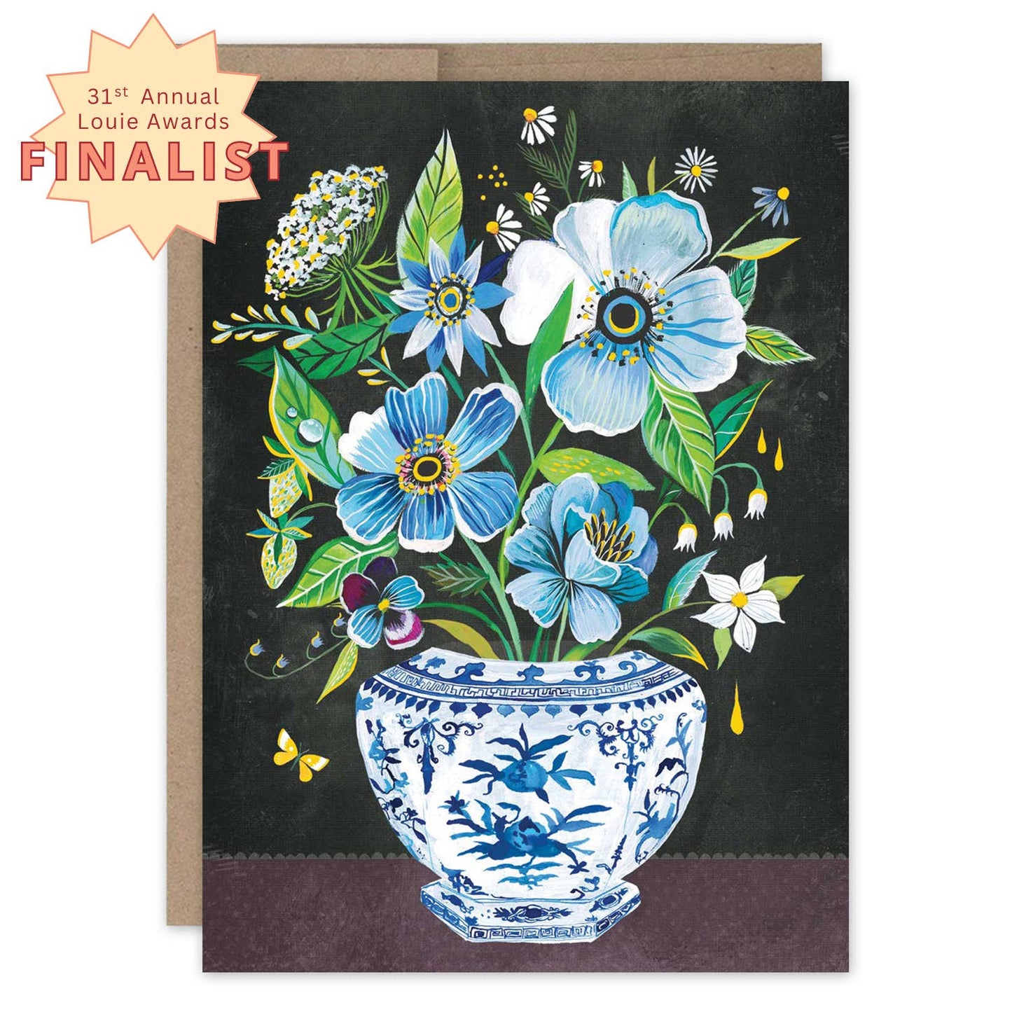 Twilight Bouquet Sympathy Card