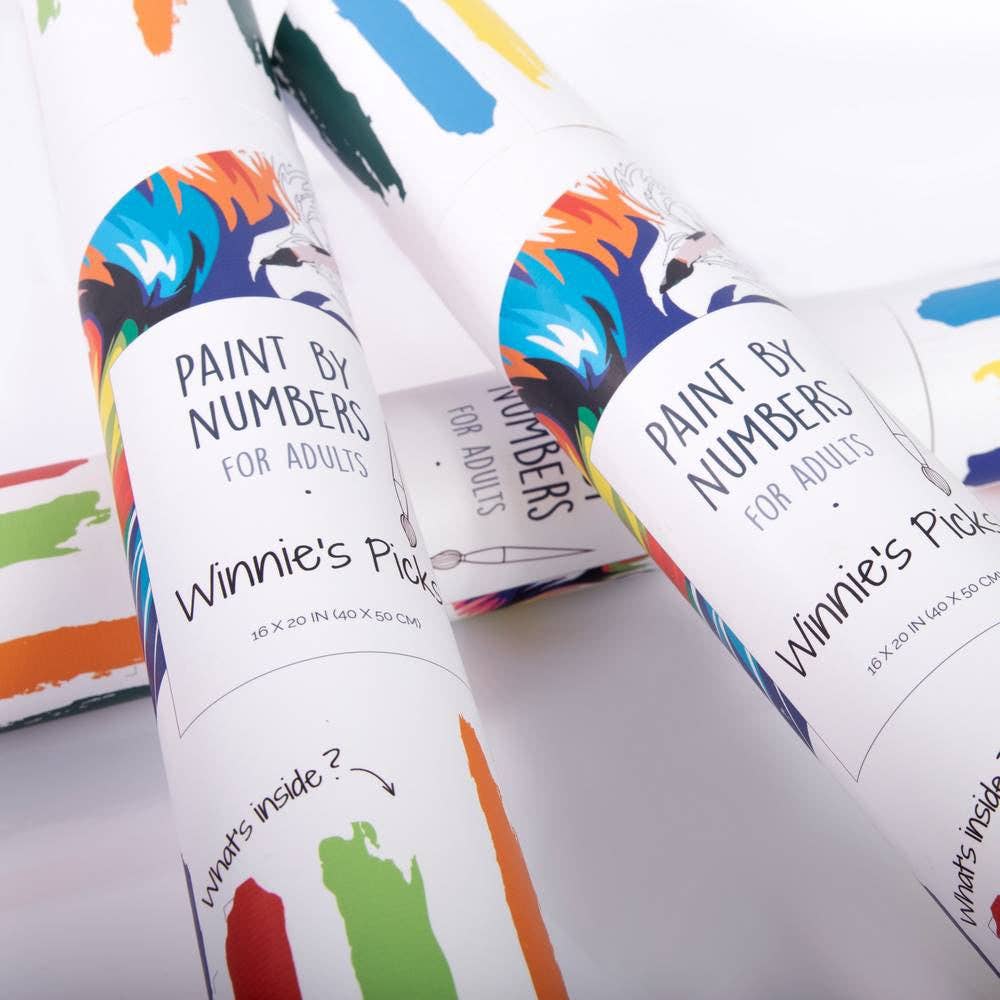 Hummingbird in Bloom – Nature-Inspired Paint by Number Kit