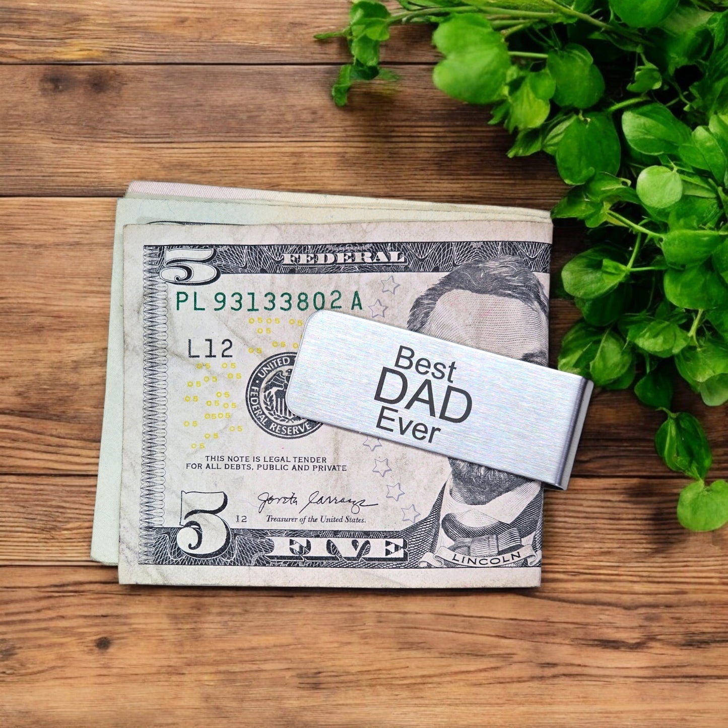 Sleek Hold: Stainless Steel Money Clip