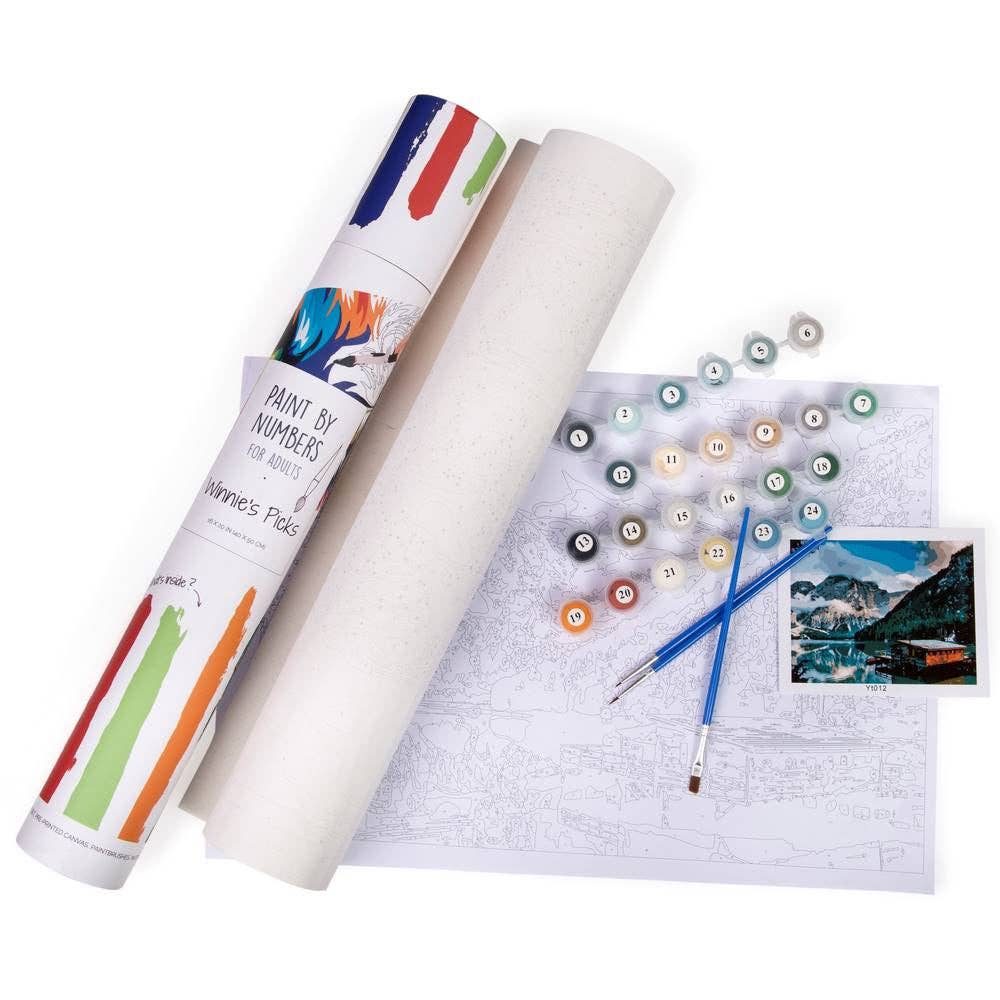 Hummingbird in Bloom – Nature-Inspired Paint by Number Kit
