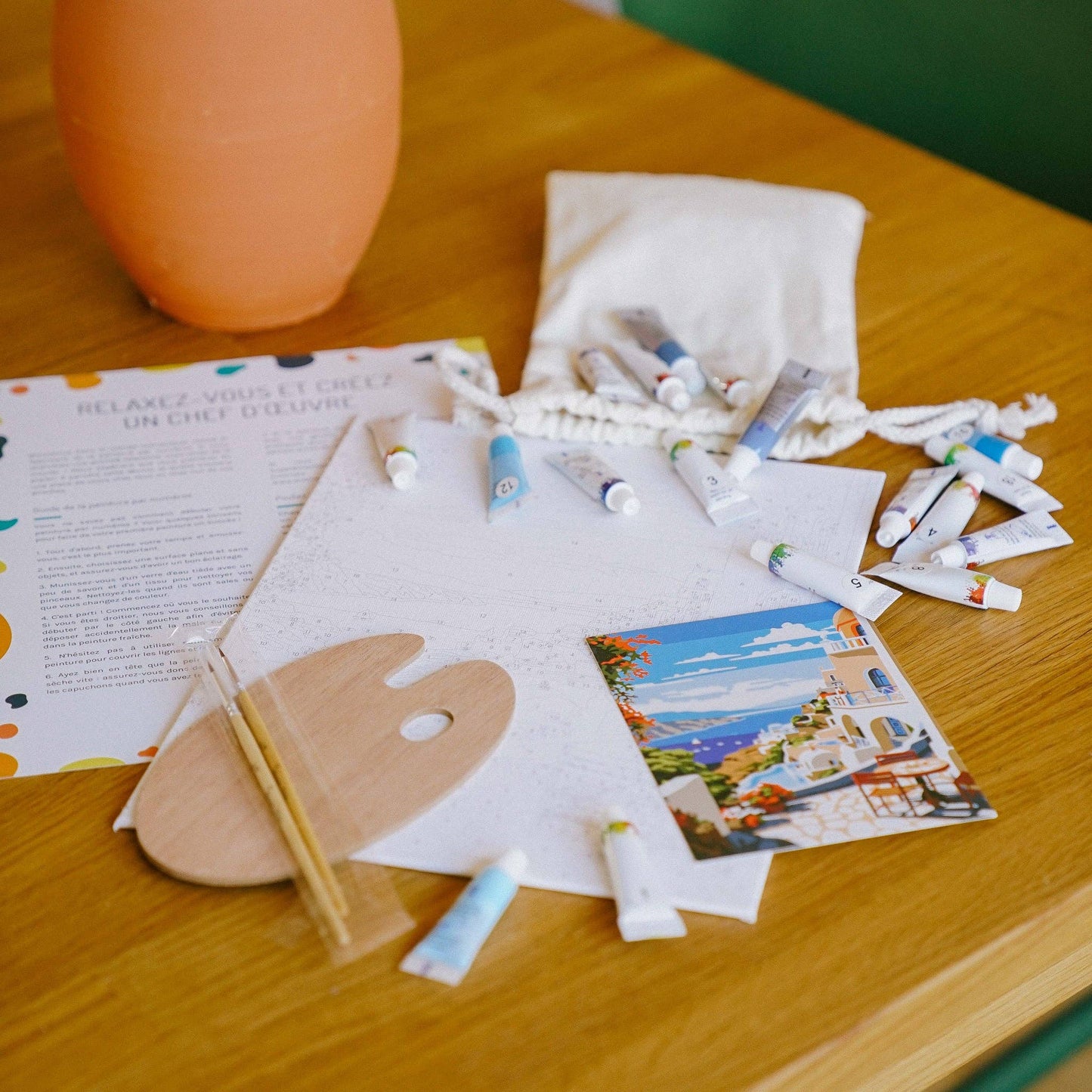 Mediterranean Villa Escape – Paint by Number Kit
