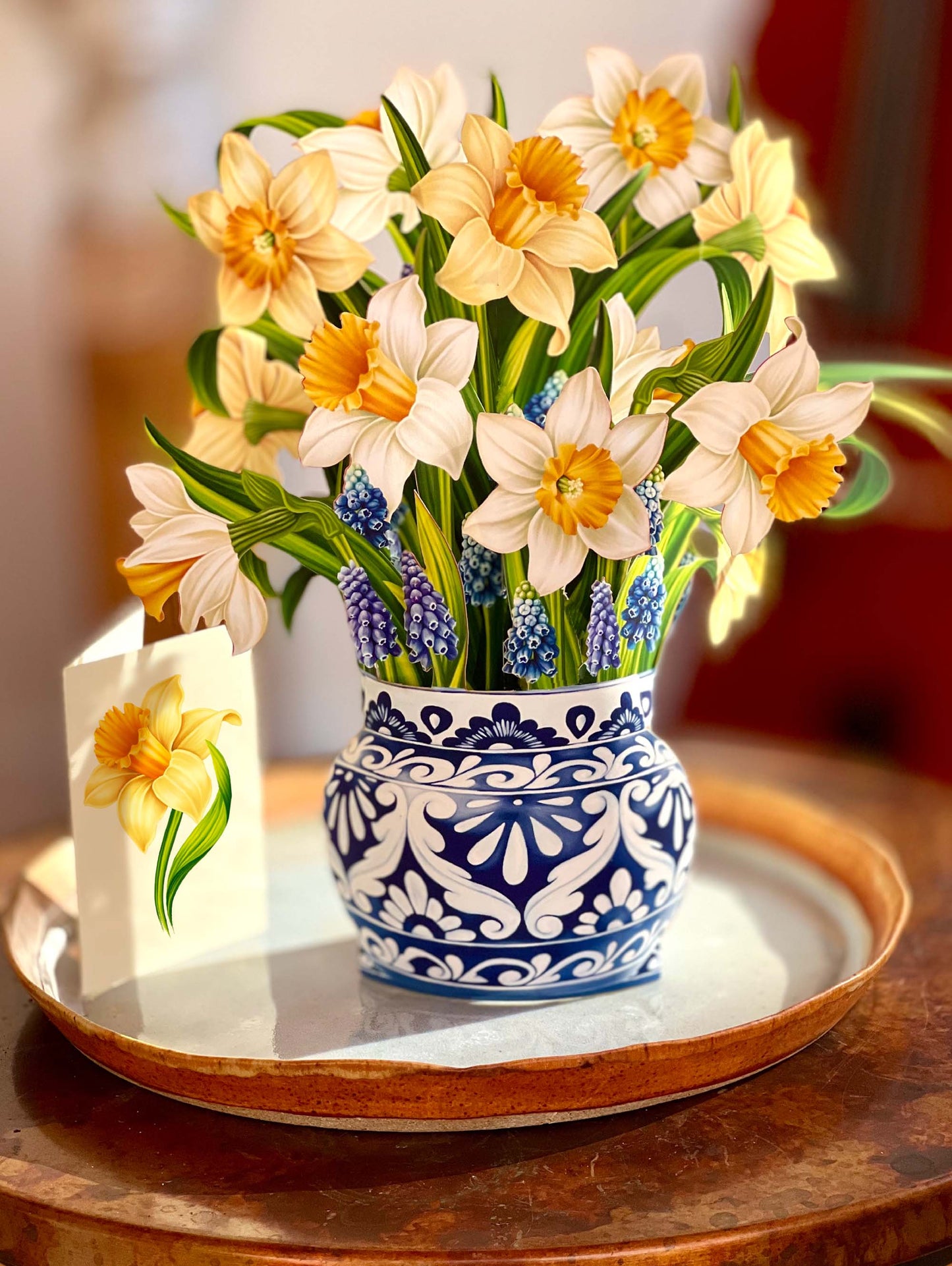 English Daffodils (8 Pop-up Greeting Cards)