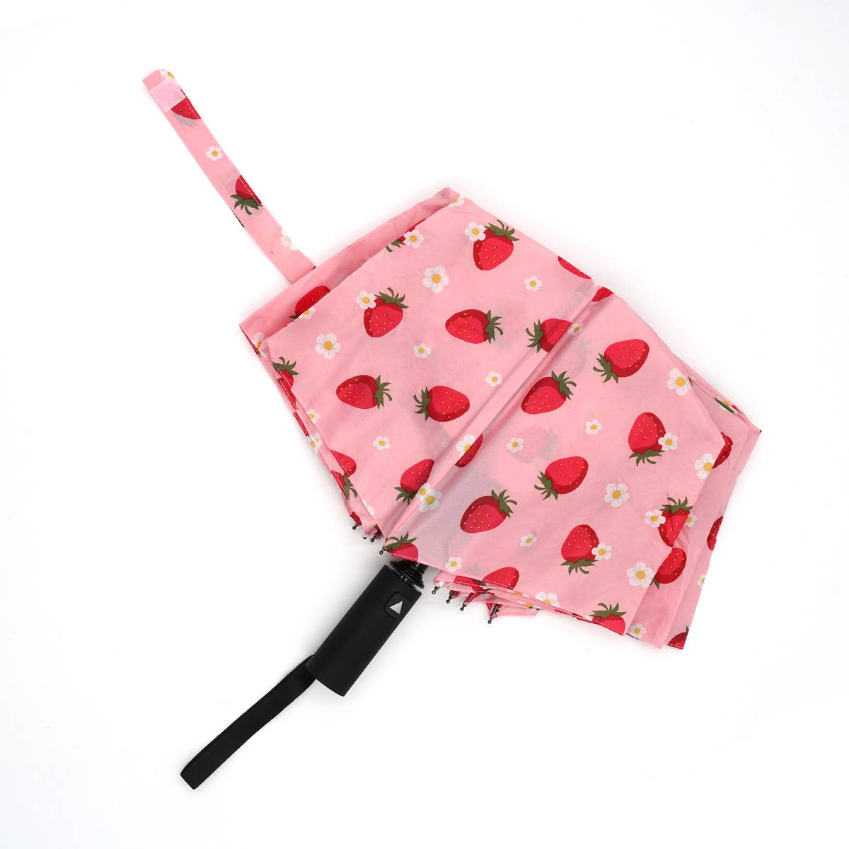 Auto Open Strawberry Compact Umbrella