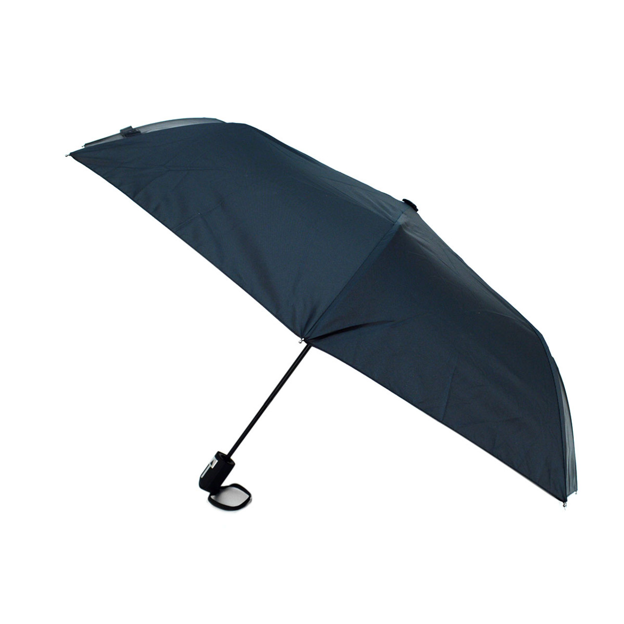 Auto Open Compact Solid Color Travel Umbrella