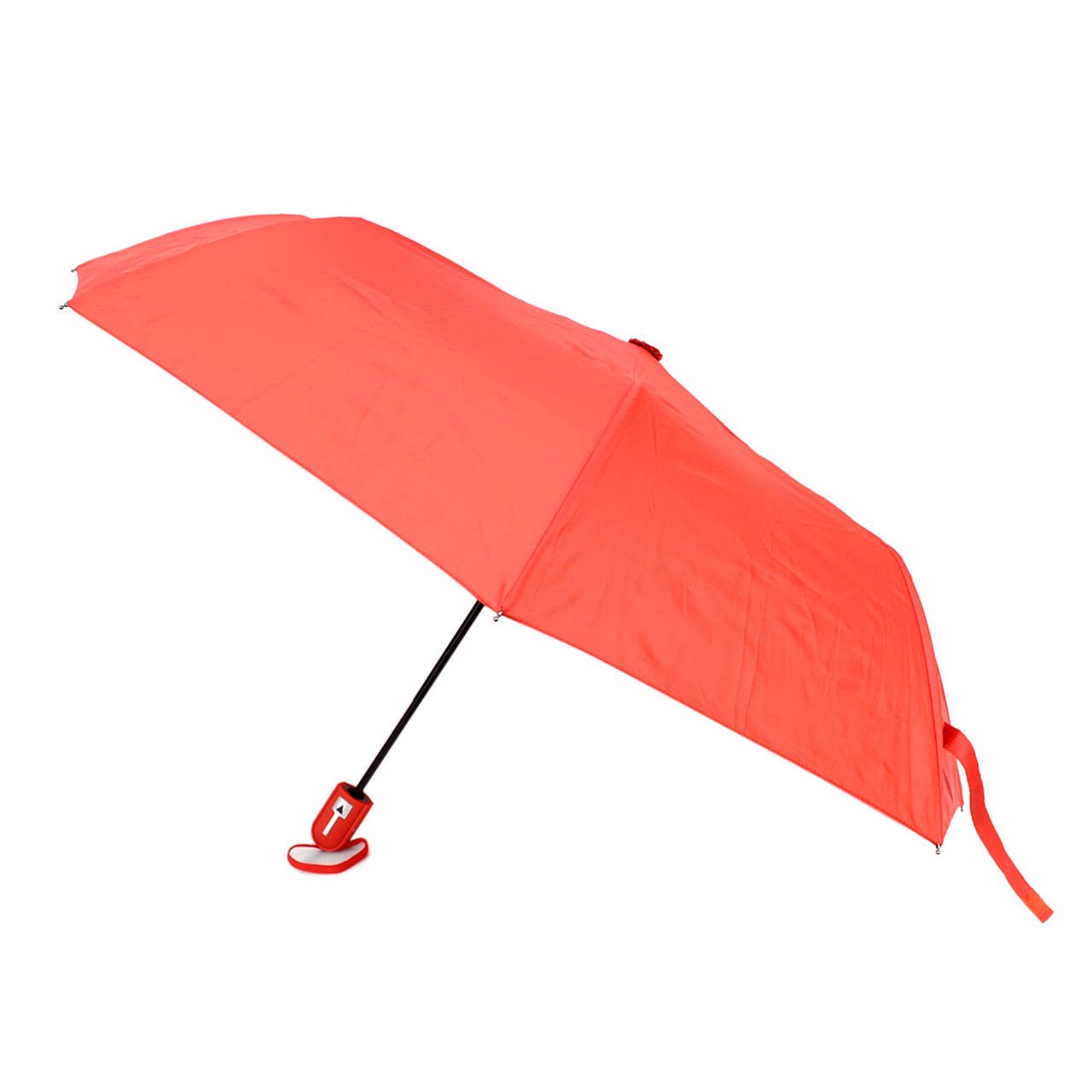 Auto Open Compact Solid Color Travel Umbrella