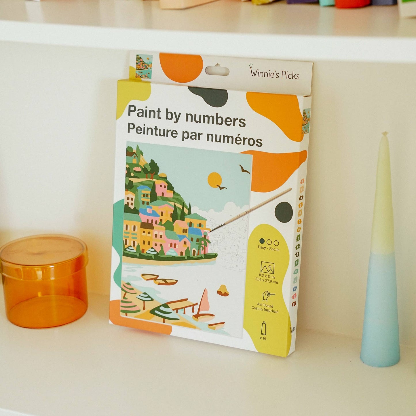 Under the Italian Sun – Tuscan Landscape Paint by Number Kit