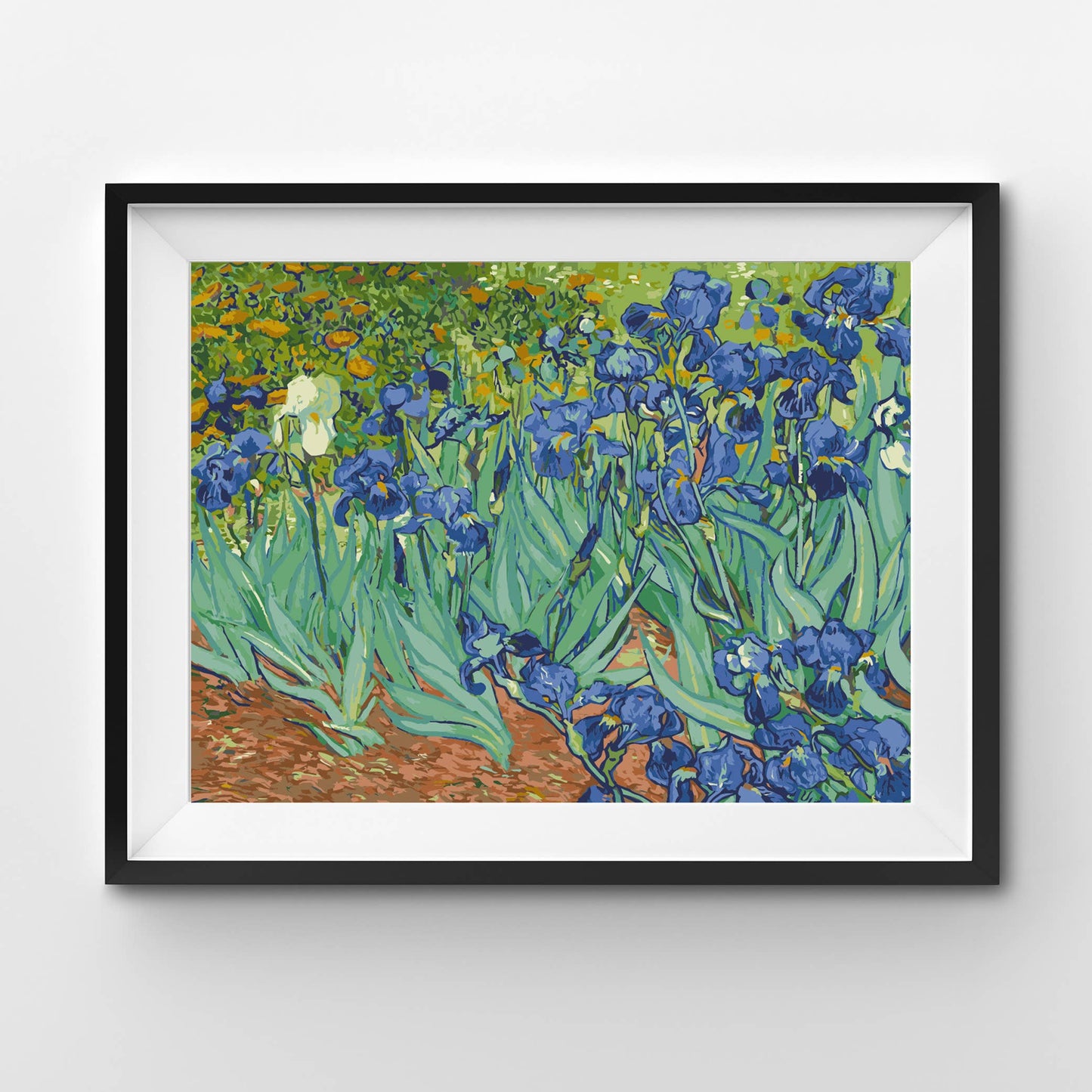 Irises by Vincent van Gogh – Floral Paint by Number Kit