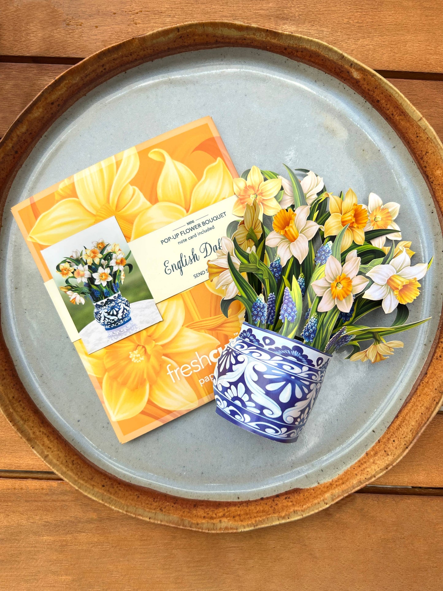 Mini English Daffodils (10 Pop-up Greeting Cards)