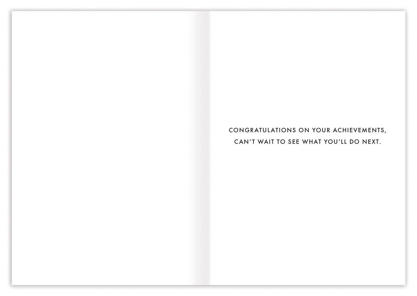 You'll Move Mountains Congrats Card