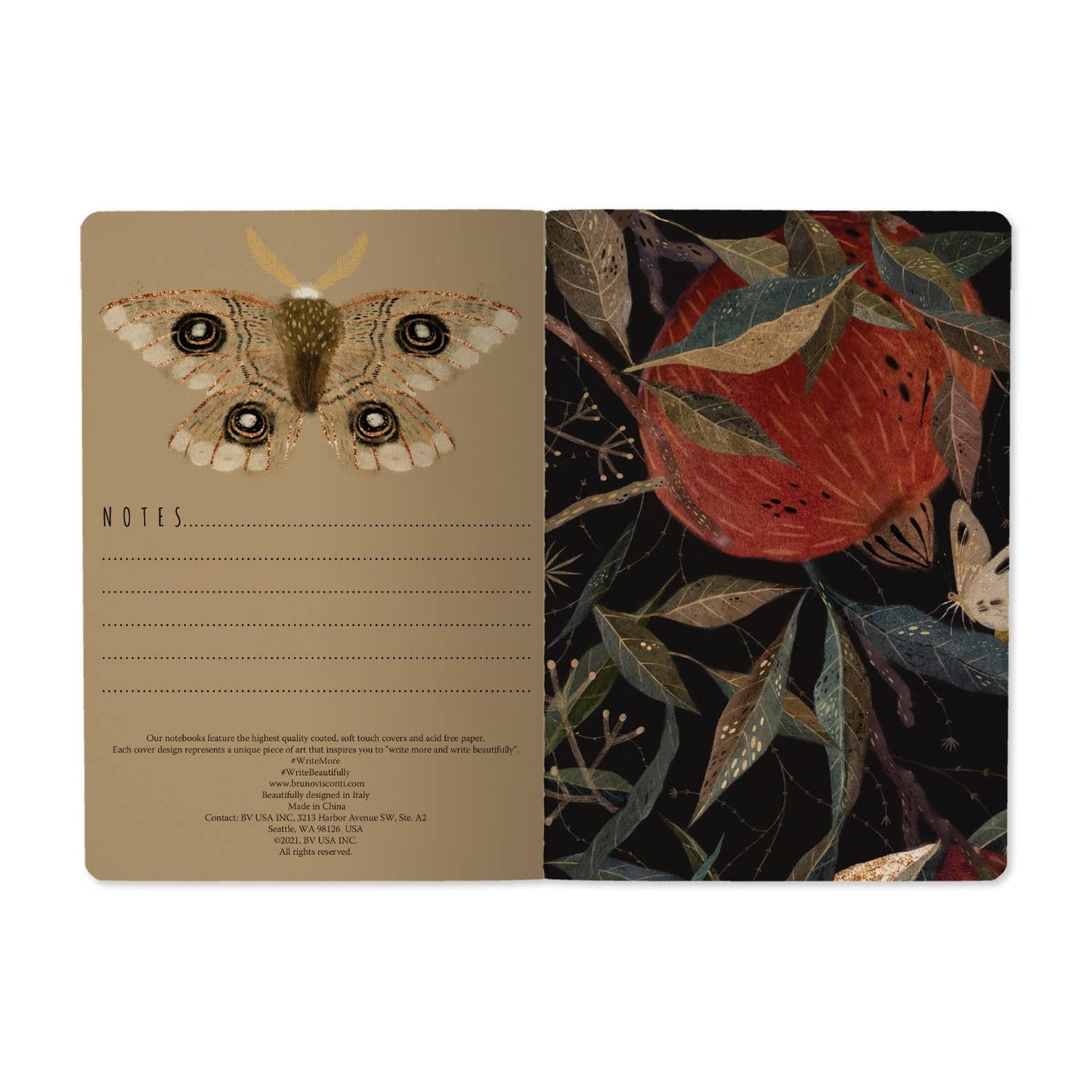 Crimson Night Notebook