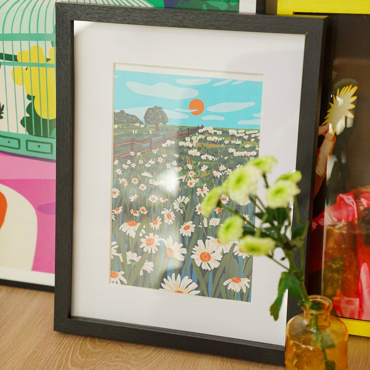 Blooming Daisies – Wildflower Meadow Paint by Number Kit