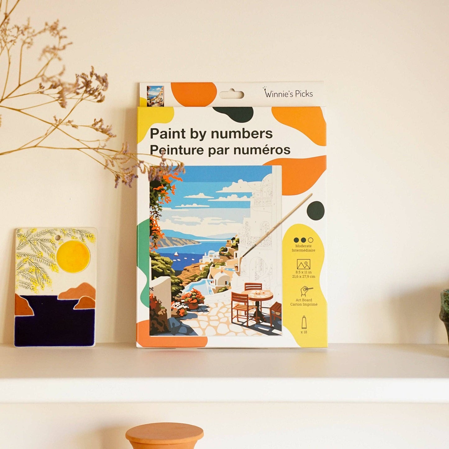 Mediterranean Villa Escape – Paint by Number Kit