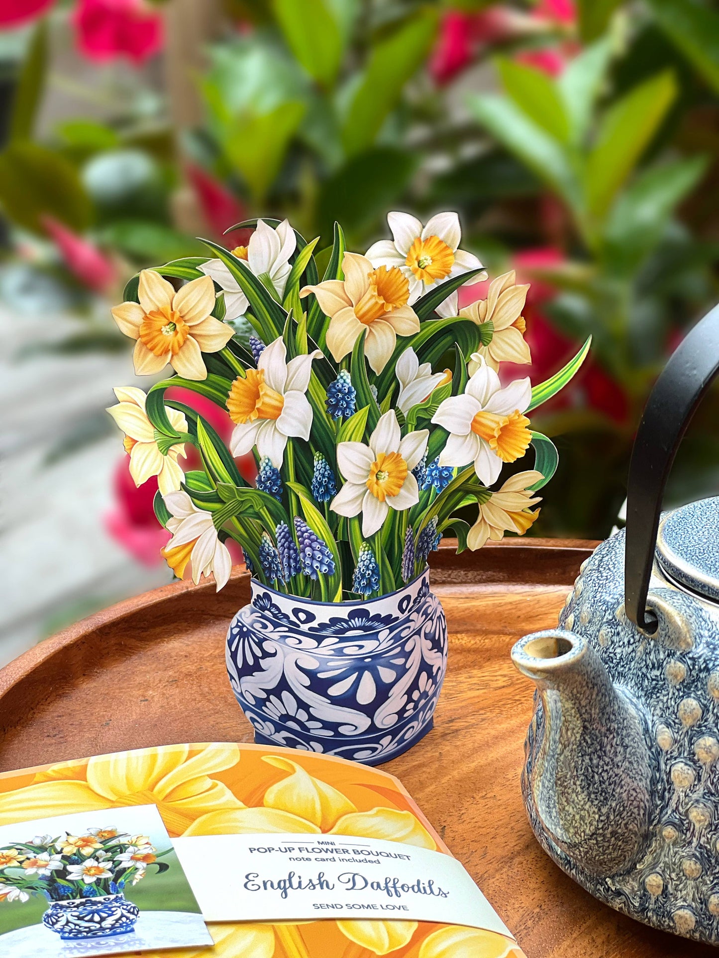 Mini English Daffodils (10 Pop-up Greeting Cards)