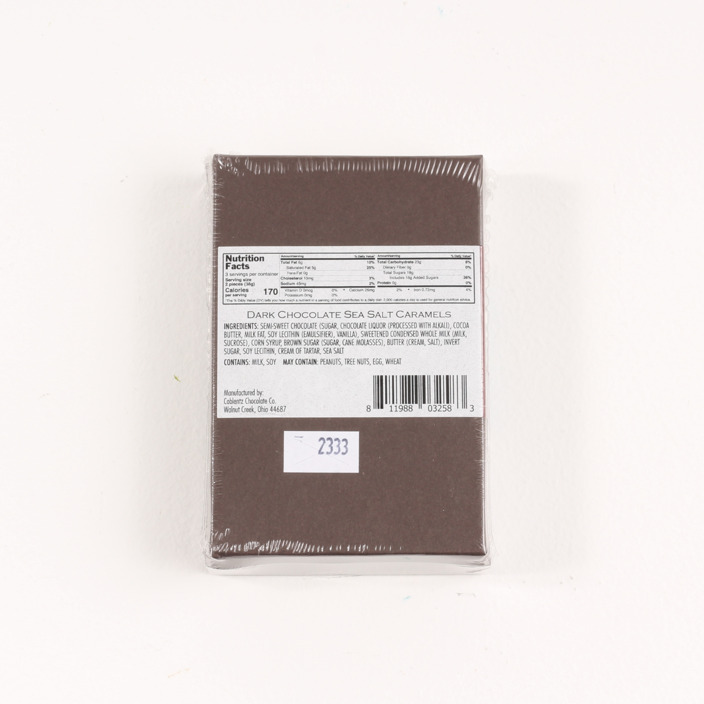 Dark Chocolate Sea Salt Caramels Gift Box