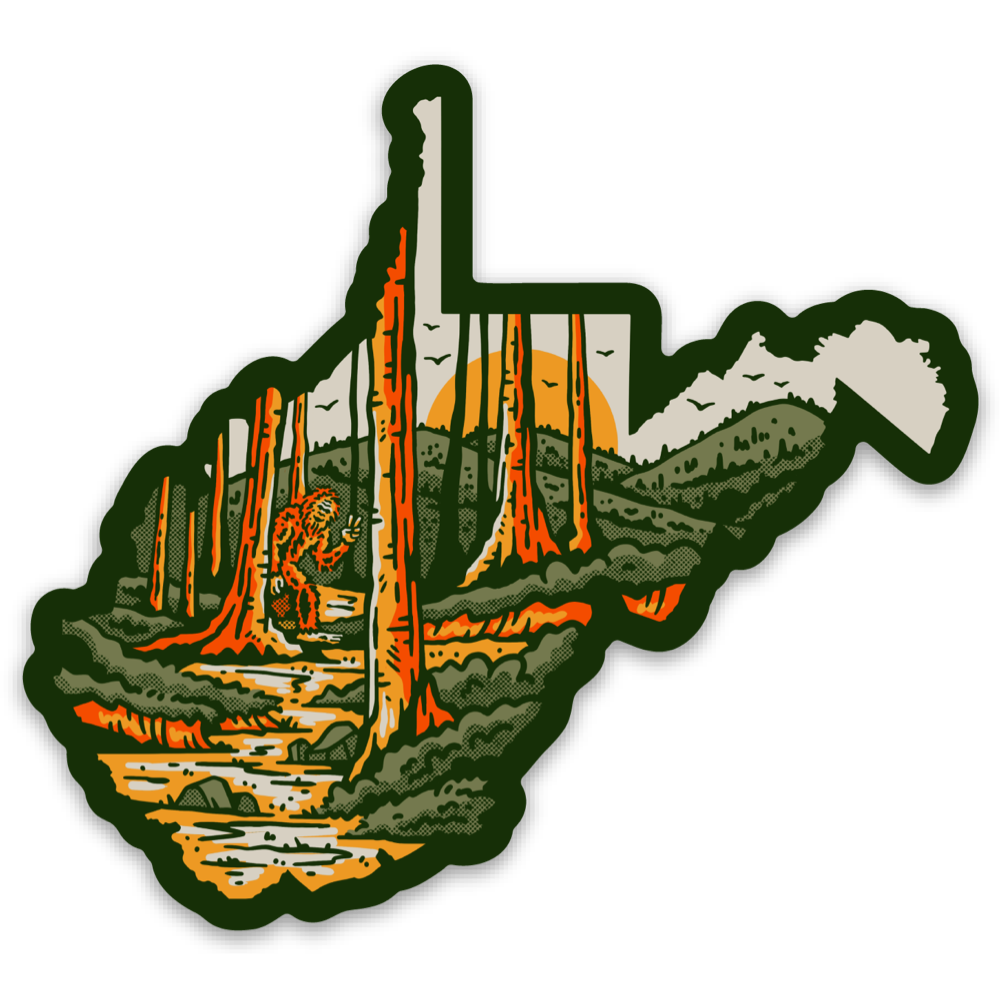 Backwoods Bigfoot - Sticker