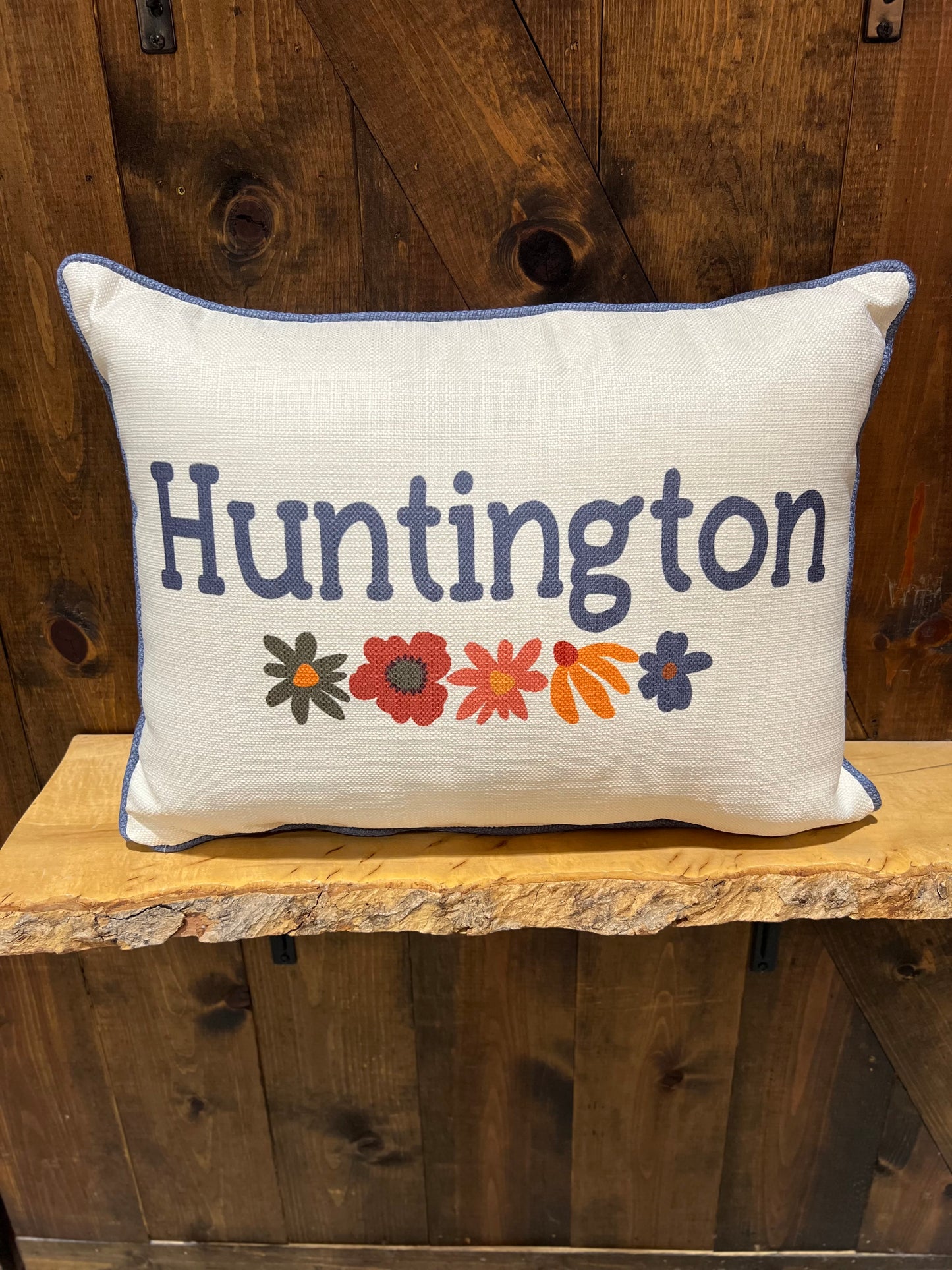 Warm Modern Flower Huntington Pillow