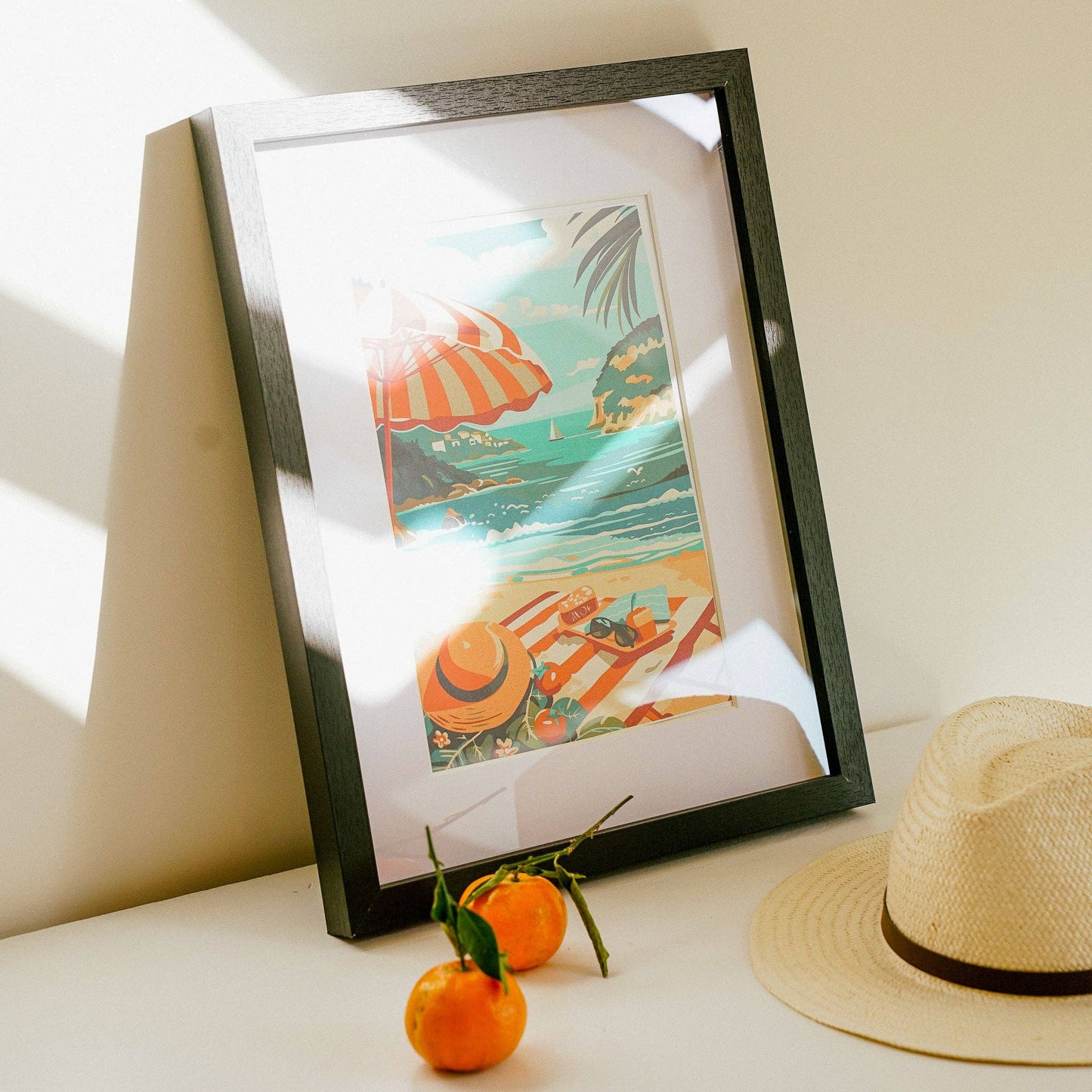 Picnic on the Beach – Coastal Escape Paint by Number Kit