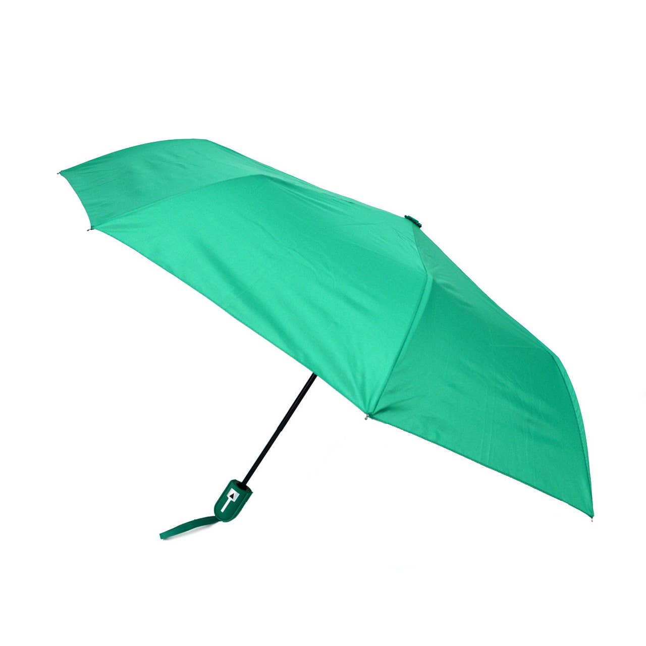 Auto Open Compact Solid Color Travel Umbrella