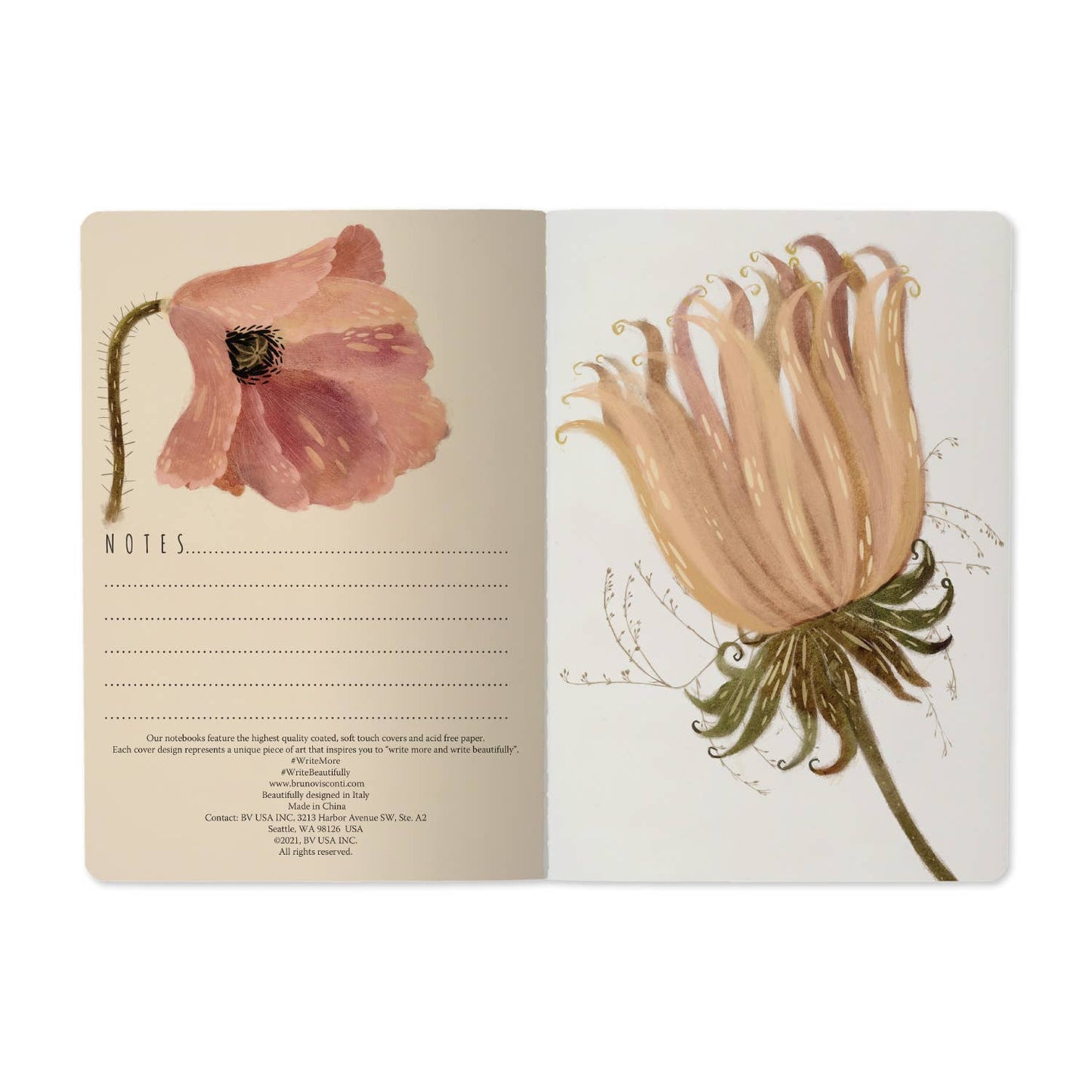 Soft Bloom Notebook