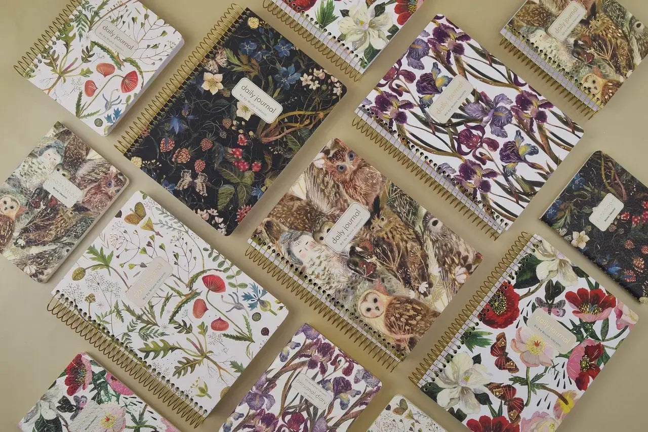 A5 ArtPlanner – Weekly Diary with Notes | Peonies & Butterflies Cover