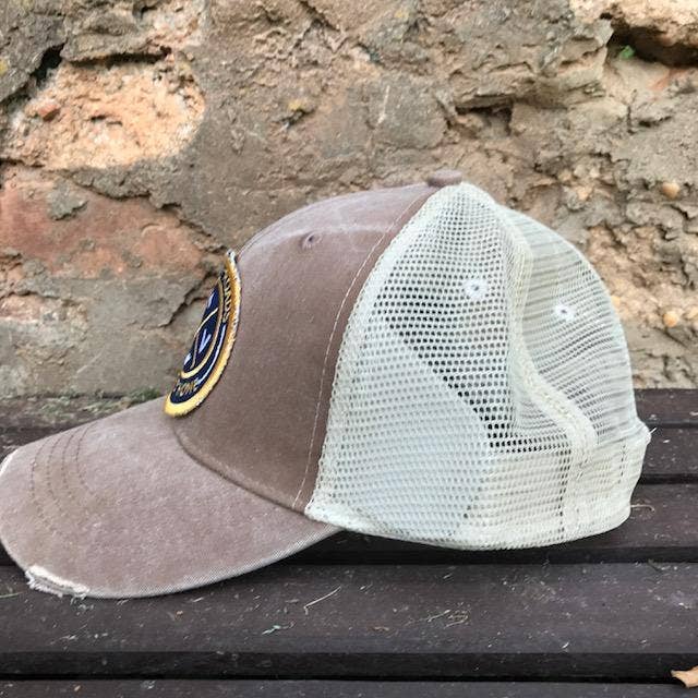Distressed WV Patch Trucker Hat
