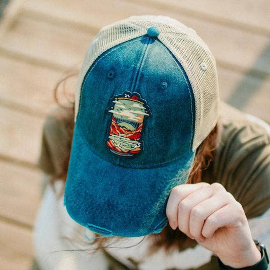 Distressed New River Gorge Beer Hat