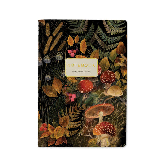 Forest Whimsy Notebook – Mushrooms & Moonlight Moments