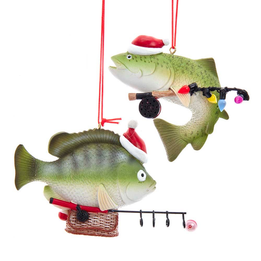 FISH FISHING ORNAMENT