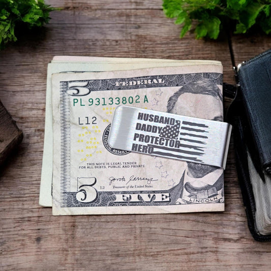 Sleek Hold: Stainless Steel Money Clip