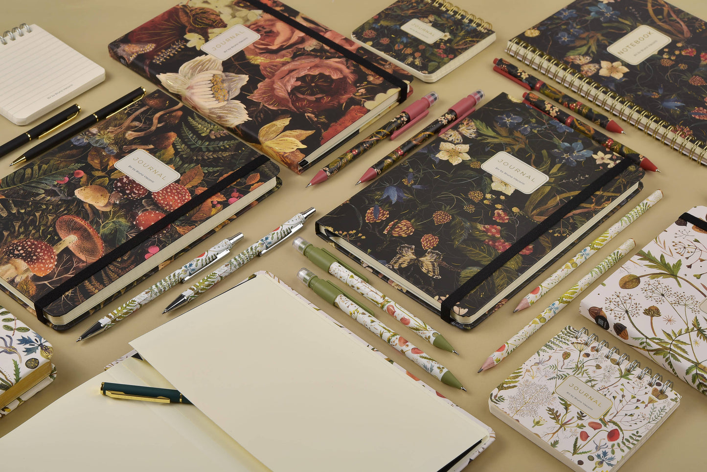 Forest Whimsy Notebook – Mushrooms & Moonlight Moments