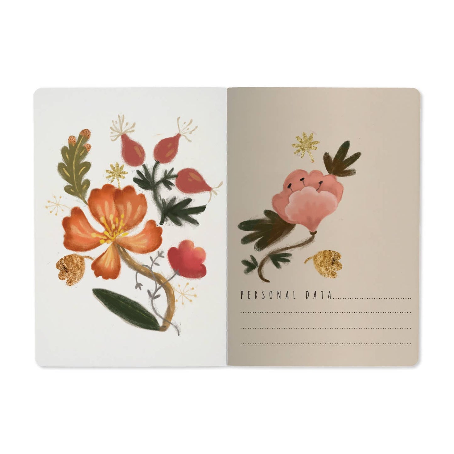 Garden Whisper Notebook – Where Petals Meet Daydreams