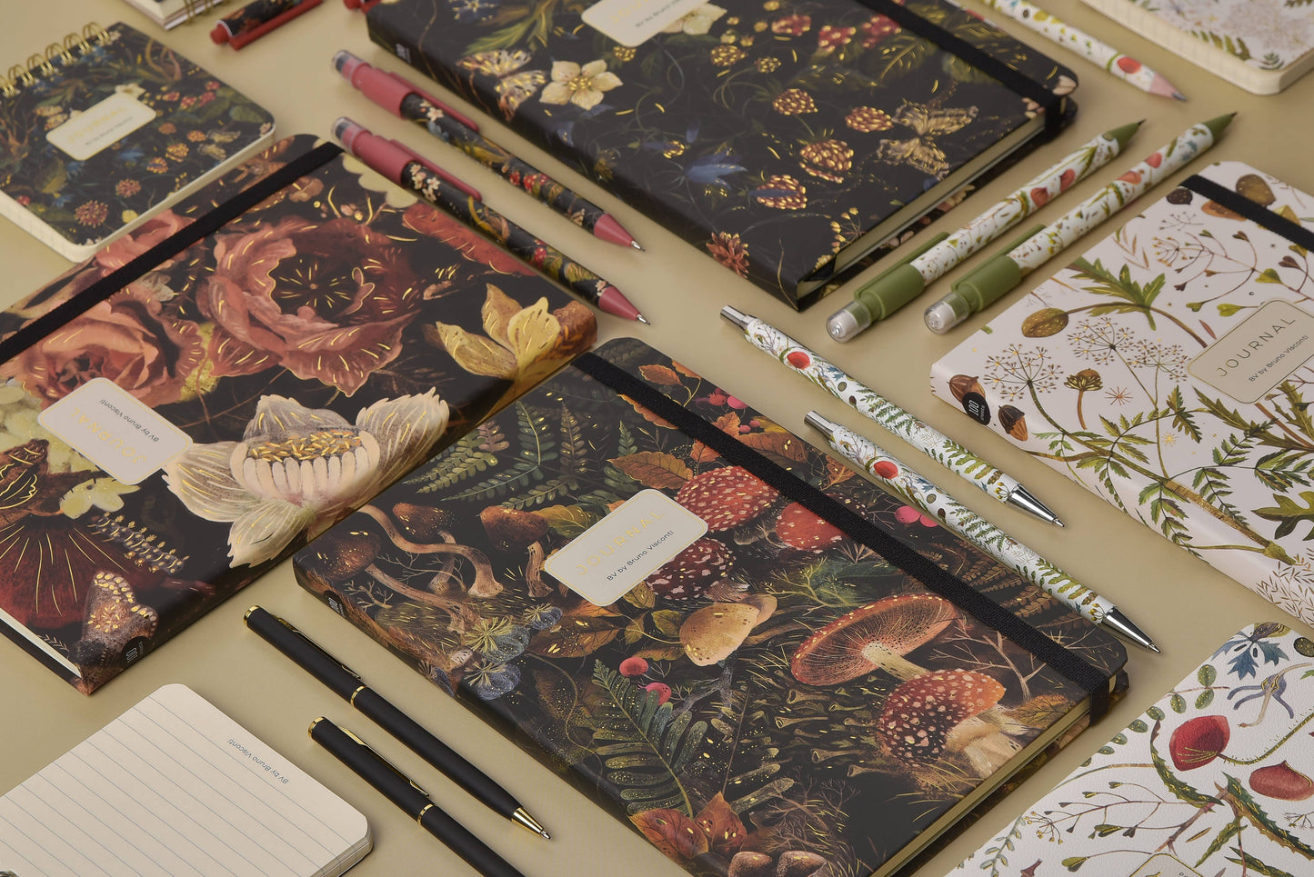Forest Whimsy Notebook – Mushrooms & Moonlight Moments