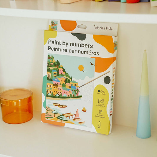 Under the Italian Sun – Tuscan Landscape Paint by Number Kit