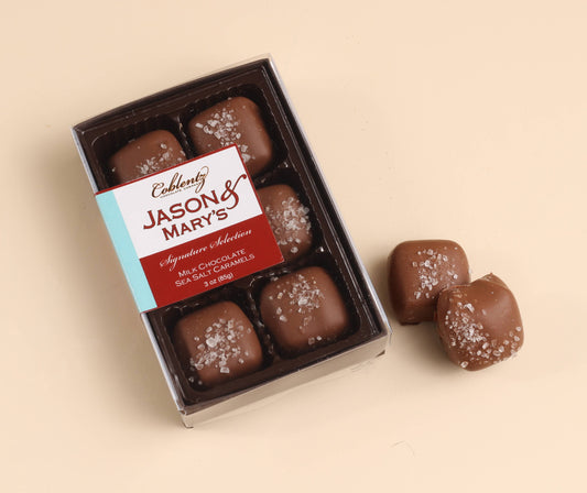 Milk Chocolate Sea Salt Caramels Gift Box