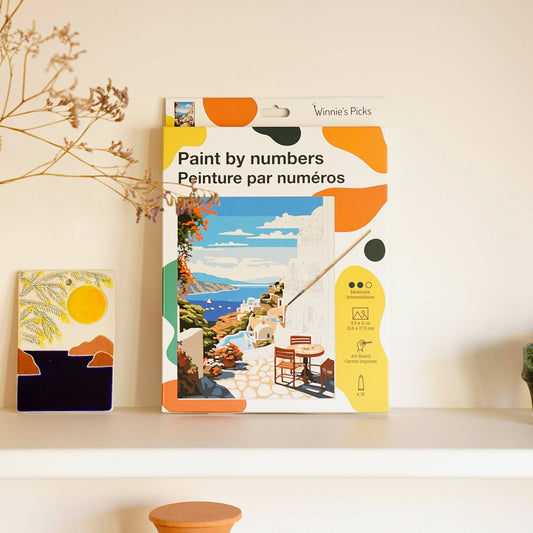 Mediterranean Villa Escape – Paint by Number Kit