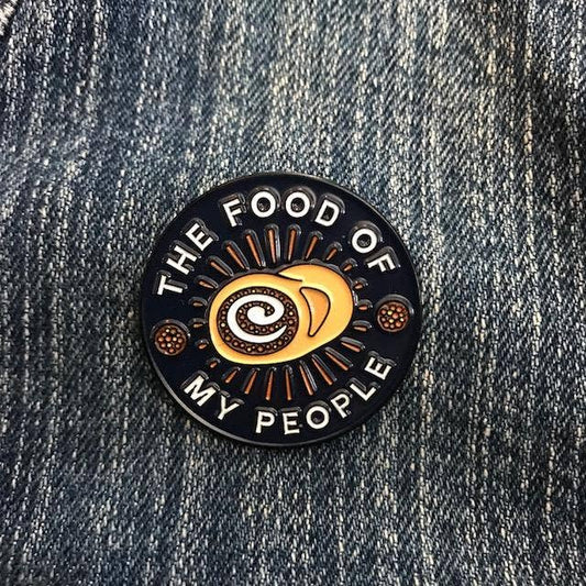 Food Of My People Lapel Pin