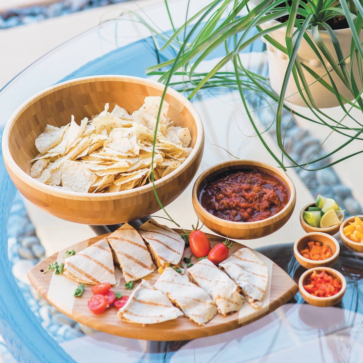 Football-Shaped Bamboo Cutting Board & Charcuterie Tray – Game Day Ready