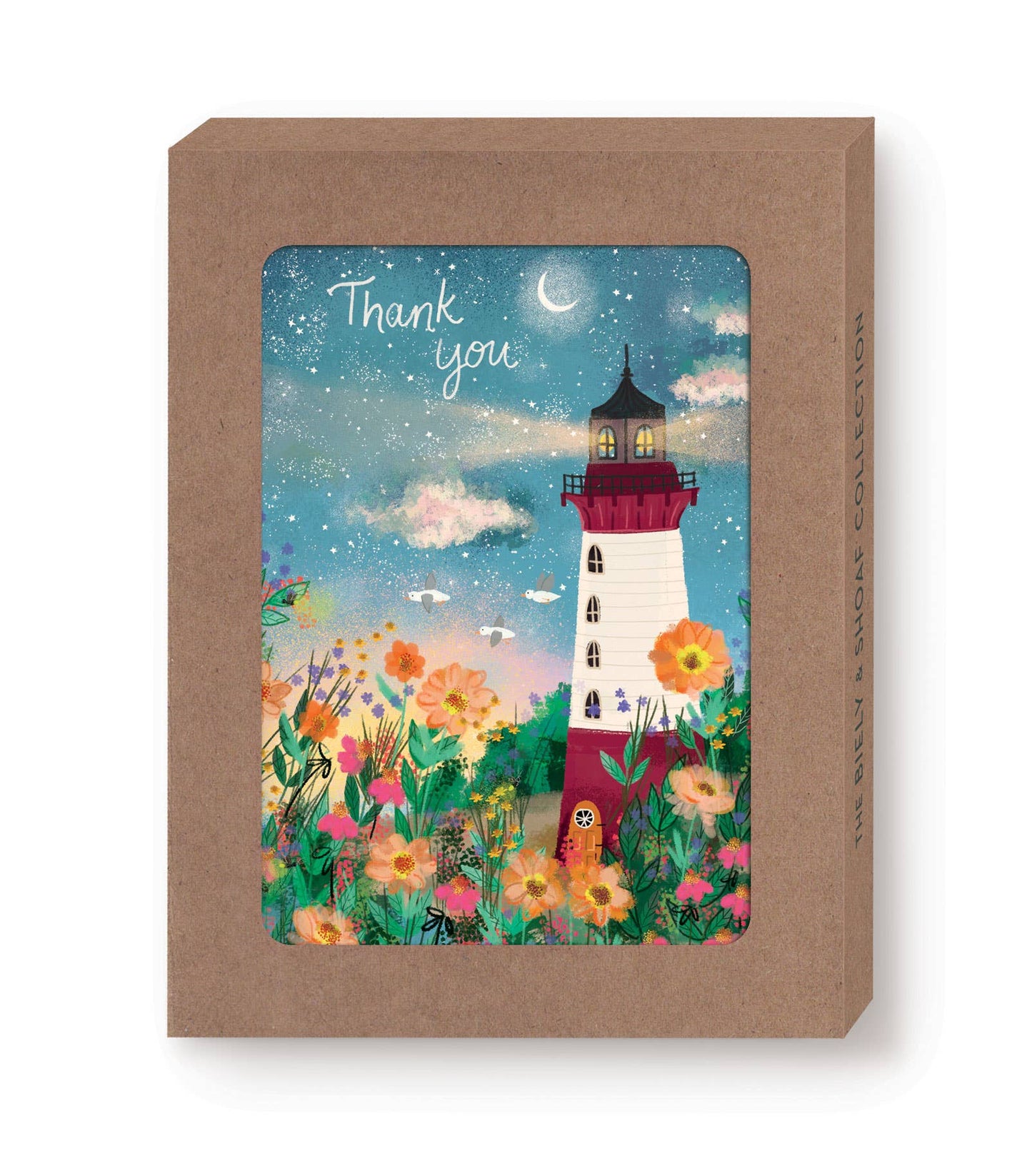 Lighthouse Thank You Boxed Notes - Set Of 10