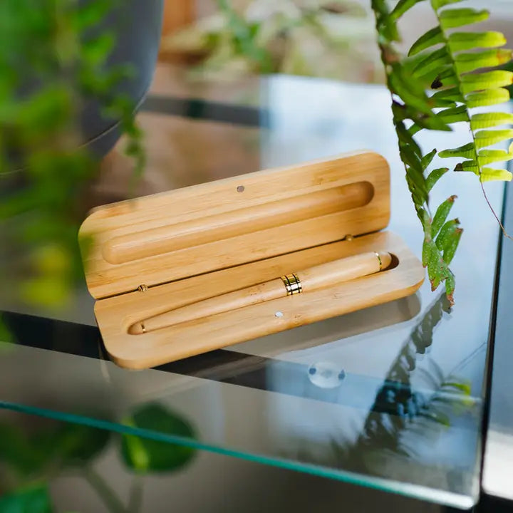 Bamboo Pen & Case