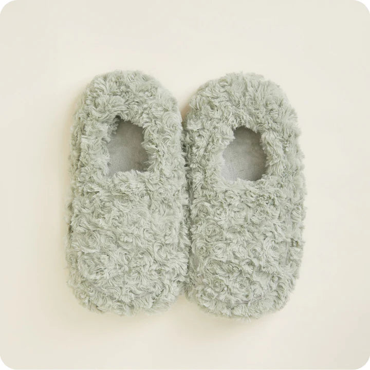 Warmies Slippers - Sage Curly