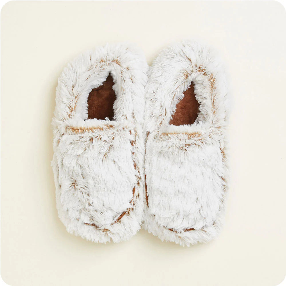 Warmies Slippers - Marshmallow Brown