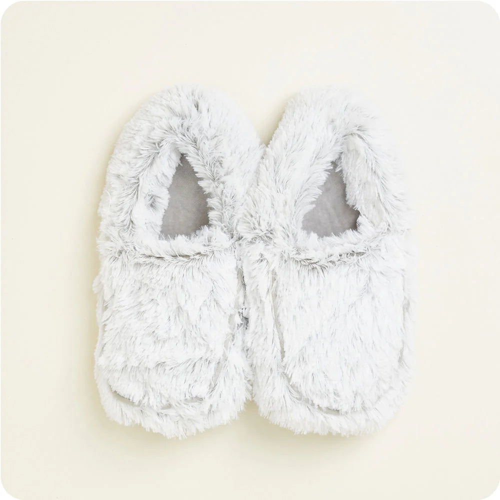 Warmies Slippers - Marshmallow Grey