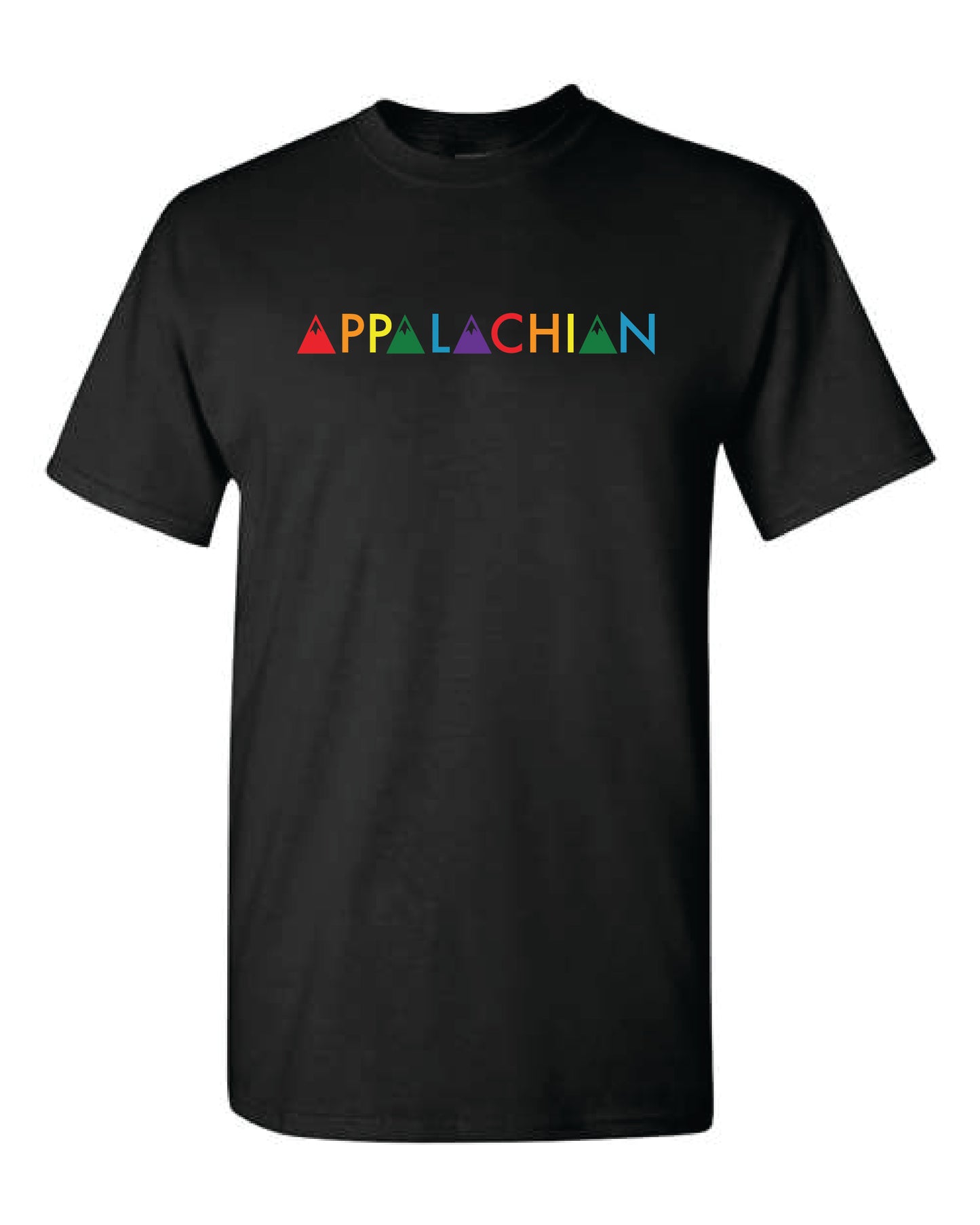 APPALACHIAN Black Crew Neck Short Sleeve