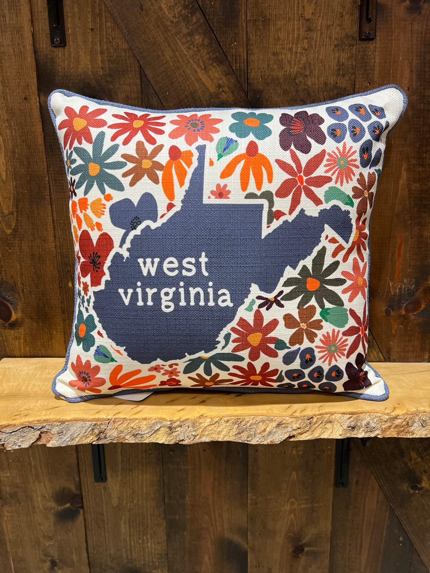 Fall Floral Cut Out WV Pillow