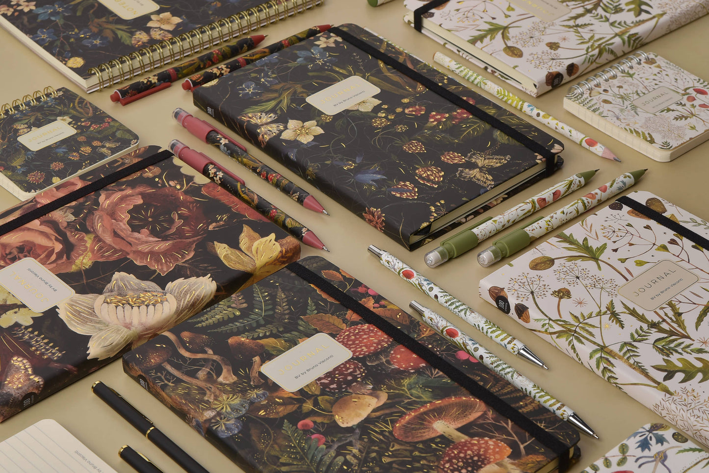 Forest Whimsy Notebook – Mushrooms & Moonlight Moments