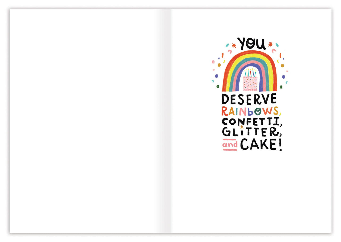 Rainbow Celebrate All Day Birthday Card