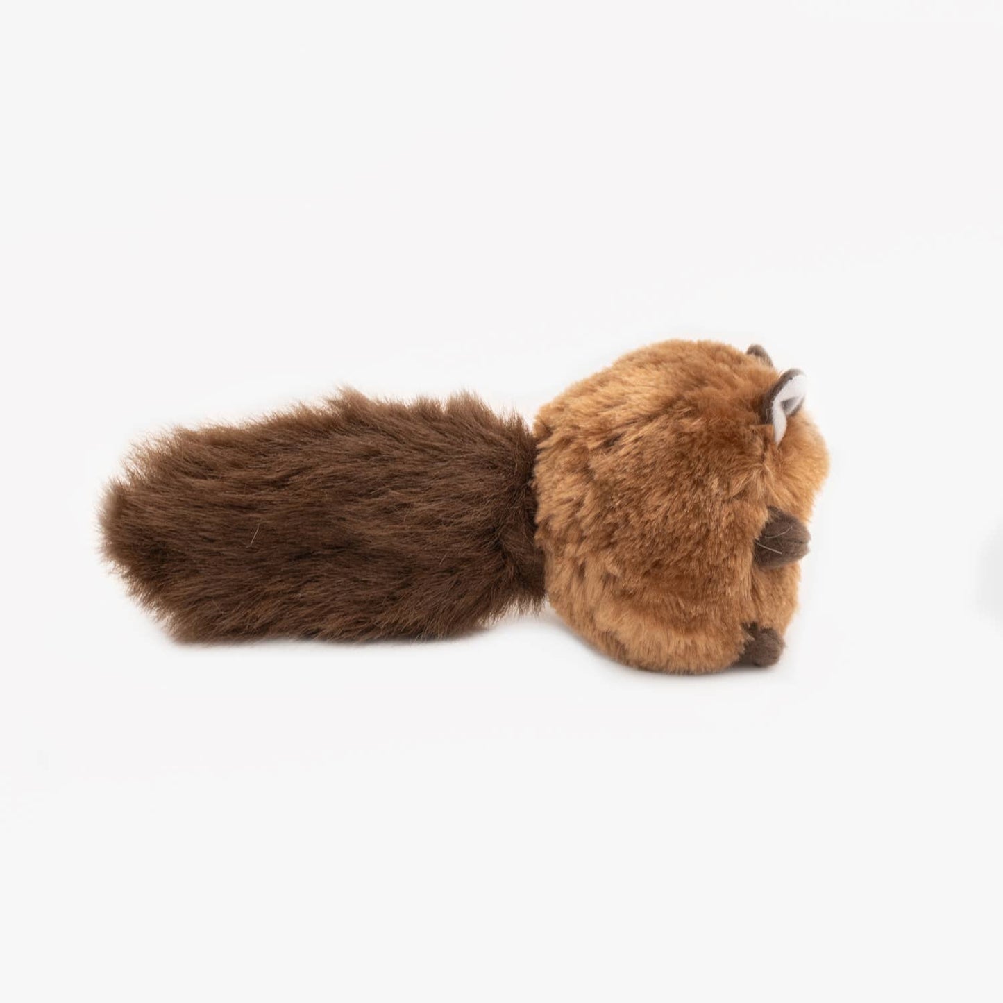 ZippyPaws Bushy Throw Squirrel Dog Toy – Crinkle Tail & Squeaky Plush for Fetch